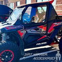 POLARIS RZR 1000XP TURBO 2-SEAT VAULT 14-23 Upper Side Doors Panels 'Dirt Warrior Accessories'