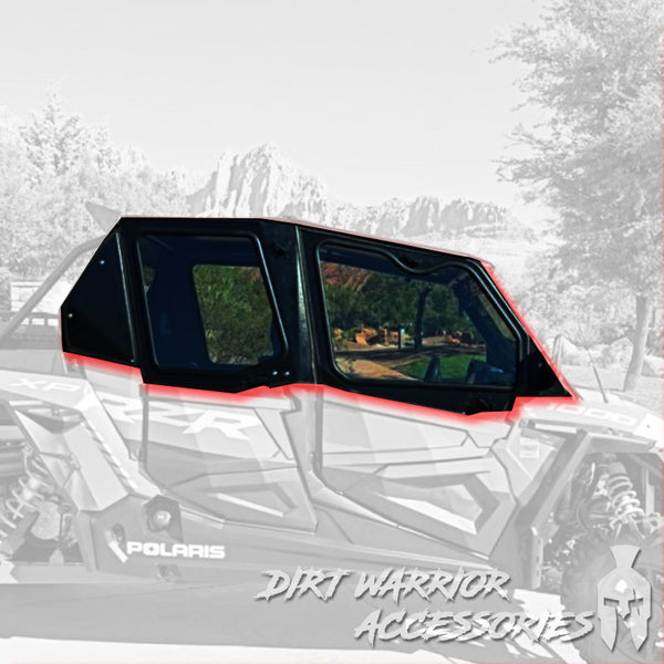 POLARIS RZR 1000XP/TURBO 4-SEAT Cab Enclosure "THE VAULT" 2014-23 Upper Side Doors & Panels (Patent Pending)
