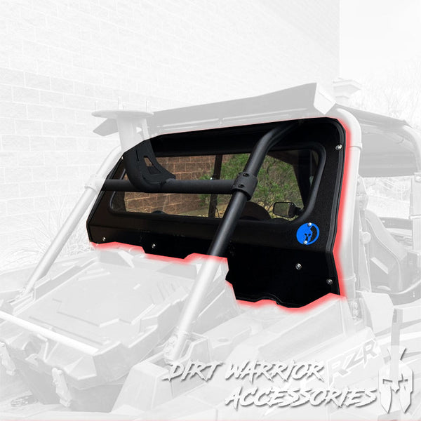 POLARIS RZR 1000XP/TURBO REAR WINDSHIELD 2019-23 With or Without Harnesses