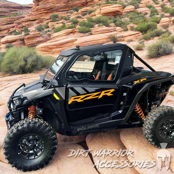 POLARIS RZR 1000XPTURBO 2-SEAT Cab Enclosure THE VAULT 2024+ Upper Side Doors & Panels (Patent Pending) Dirt Warrior Accessories