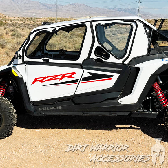 POLARIS RZR 1000XP/TURBO 4-SEAT Cab Enclosure "THE VAULT" 2024+ Upper Side Doors & Panels (Patent Pending) Dirt Warrior Accessories