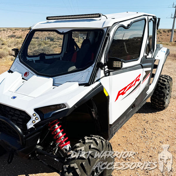 POLARIS RZR 1000XP/TURBO 4-SEAT Cab Enclosure "THE VAULT" 2024+ Upper Side Doors & Panels (Patent Pending) Dirt Warrior Accessories