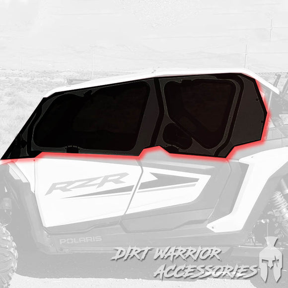 POLARIS RZR 1000XP/TURBO 4-SEAT Cab Enclosure "THE VAULT" 2024+ Upper Side Doors & Panels (Patent Pending)