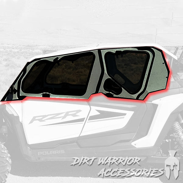 POLARIS RZR 1000XP/TURBO 4-SEAT Cab Enclosure "THE VAULT" 2024+ Upper Side Doors & Panels (Patent Pending)