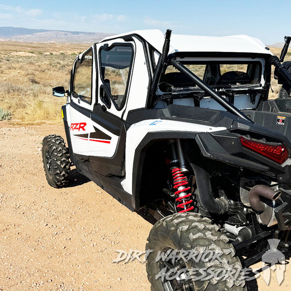 POLARIS RZR 1000XP/TURBO 4-SEAT Cab Enclosure "THE VAULT" 2024+ Upper Side Doors & Panels (Patent Pending) Dirt Warrior Accessories
