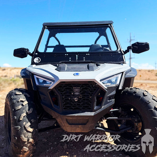 POLARIS RZR 200 FRONT WINDSHIELD 2020 'Dirt Warrior Accessories' 