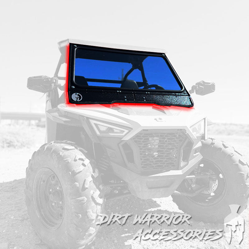 UTV Front Windshield - Polaris RZR 200 2020+ | Dirt Warrior