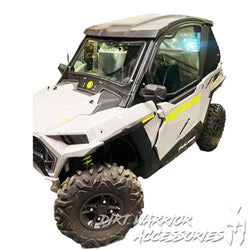 POLARIS RZR 900S1000S SPORTTRAIL FRONT WINDSHIELD 2021+ 'Warrior Accessories' branding.