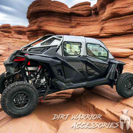 POLARIS RZR PRO R 4-SEAT 2022-24 Cab Enclosure "THE VAULT" Upper Side Doors & Panels (Patent Pending) Dirt Warrior Accessories