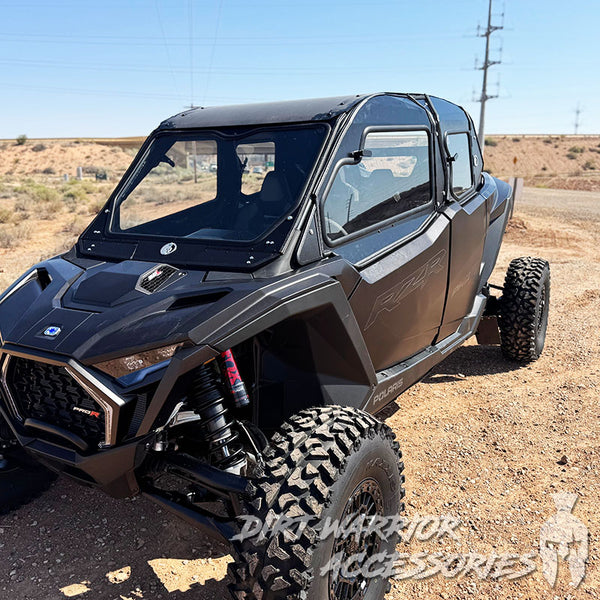 POLARIS RZR PRO R 4-SEAT 2025+ Cab Enclosure "THE VAULT" Upper Side Doors & Panels (Patent Pending) Dirt Warrior Accessories