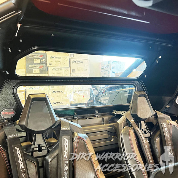 POLARIS RZR PRO R REAR WINDSHIELD 2022-24 Dirt Warrior Accessories