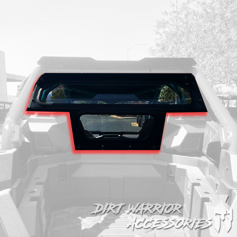 2024 Rzr Pro R Rear Windshield UTV Rear Windshield - Polaris RZR Pro R w/ Rockford Fosgate System 2025 ...