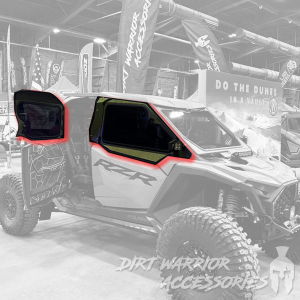 POLARIS RZR PRO S/PRO XP 2025 4-SEAT Cab Enclosure "THE VAULT" Upper Side Doors & Panels (Patent Pending)