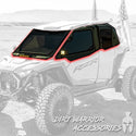 POLARIS RZR PRO S/PRO XP 2025 4-SEAT Cab Enclosure "THE VAULT" Upper Side Doors & Panels (Patent Pending) - DIRT WARRIOR ACCESSORIES