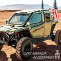 POLARIS RZR PRO S/PRO XP 2025 4-SEAT Cab Enclosure "THE VAULT" Upper Side Doors & Panels (Patent Pending) 'Dirt Warrior Accessories' 