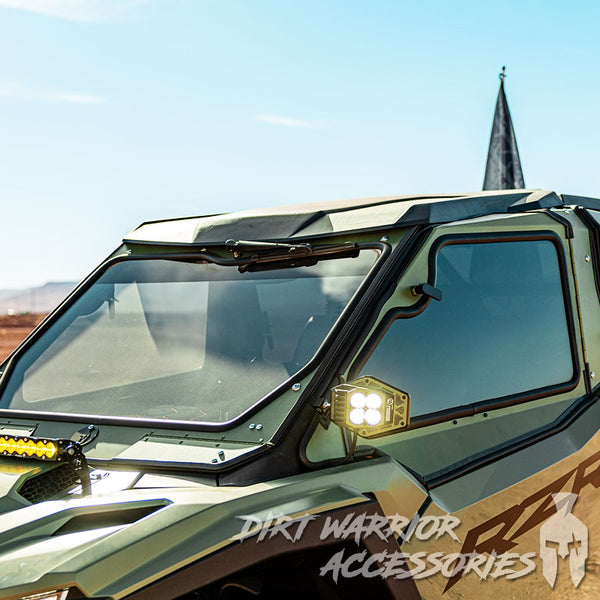 POLARIS RZR PRO S/PRO XP 2025 4-SEAT Cab Enclosure "THE VAULT" Upper Side Doors & Panels (Patent Pending) 'Dirt Warrior Accessories' 