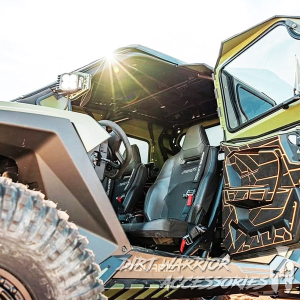 POLARIS RZR PRO S/PRO XP 2025 4-SEAT Cab Enclosure "THE VAULT" Upper Side Doors & Panels (Patent Pending)