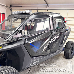 POLARIS RZR PRO XP / TURBO R 4-SEAT Cab Enclosure 2020-24 "THE VAULT" Upper Side Doors & Panels (Patent Pending) Dirt Warrior Accessories