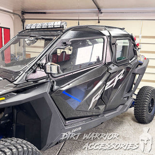 POLARIS RZR PRO XP / TURBO R 4-SEAT Cab Enclosure 2020-24 "THE VAULT" Upper Side Doors & Panels (Patent Pending) Dirt Warrior Accessories