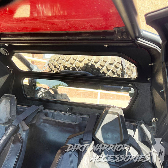 POLARIS RZR PRO XP TURBO R REAR WINDSHIELD 2019-24 Dirt Warrior Accessories