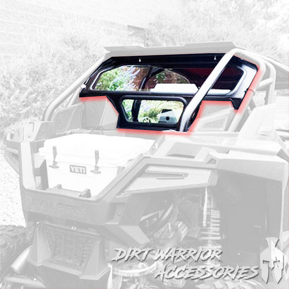 POLARIS RZR PRO XP / TURBO R REAR WINDSHIELD TO FIT WITH W/ROCKFORD FOSGATE SYSTEM 2020-24