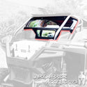 POLARIS RZR PRO XP / TURBO R REAR WINDSHIELD TO FIT WITH W/ROCKFORD FOSGATE SYSTEM 2020-24