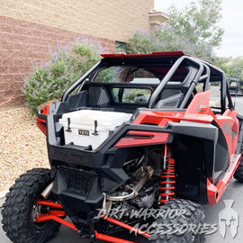 POLARIS RZR PRO XP  TURBO R REAR WINDSHIELD TO FIT WITH W ROCKFORD FOSGATE SYSTEM 2020-24 Dirt Warrior Accessories
