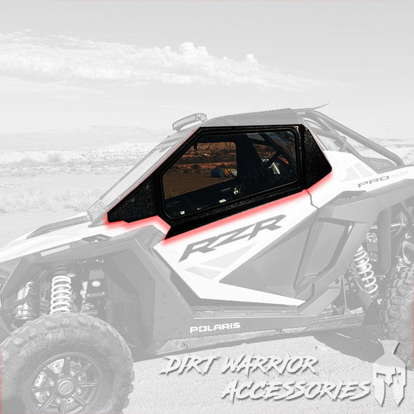 POLARIS RZR PRO XP / Turbo R 2-SEAT Cab Enclosure 2019-24 "THE VAULT" Upper Side Doors & Panels (Patent Pending)