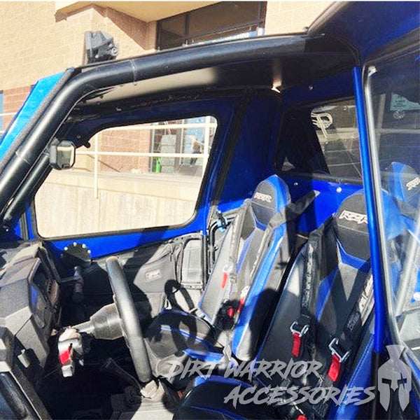 POLARIS RZR TURBO S 2-SEAT Cab Enclosure "THE VAULT" Upper Side Doors & Panels (Patent Pending) Dirt Warrior Accessories