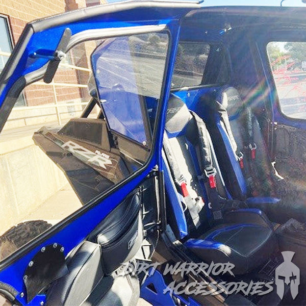 POLARIS RZR TURBO S 2-SEAT Cab Enclosure "THE VAULT" Upper Side Doors & Panels (Patent Pending) Dirt Warrior Accessories