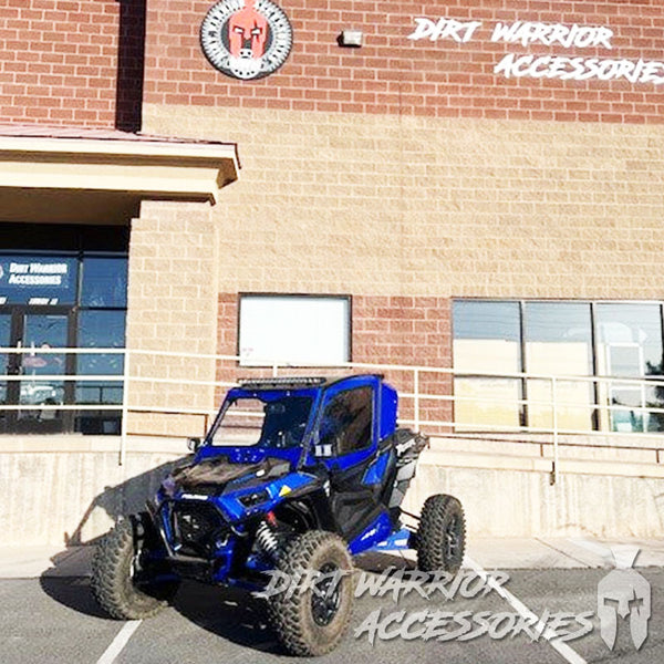 POLARIS RZR TURBO S 2-SEAT Cab Enclosure "THE VAULT" Upper Side Doors & Panels (Patent Pending) Dirt Warrior Accessories