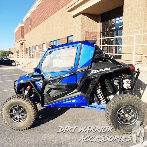 POLARIS RZR TURBO S 2-SEAT Cab Enclosure "THE VAULT" Upper Side Doors & Panels (Patent Pending) Dirt Warrior Accessories