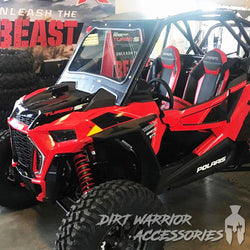 POLARIS RZR TURBO S FRONT WINDSHIELD 2018+ Dirt Warrior Accessories