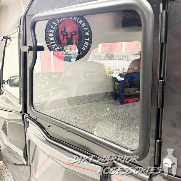 POLARIS RZR Turbo S 4-SEAT Cab Enclosure "THE VAULT" Upper Side Doors & Panels (Patent Pending) 'Dirt Warrior Accessories' 