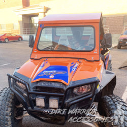 POLARIS RZR XP 900 FRONT WINDSHIELD 2011-13 'Dirt Warrior Accessories'