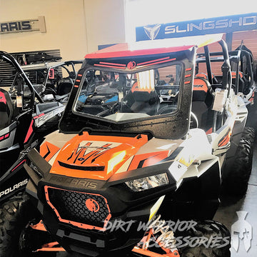 POLARIS RZR XP1000 FRONT WINDSHIELD 2014-18 Dirt Warrior Accessories