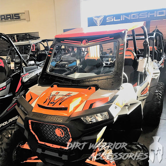 POLARIS RZR XP1000 FRONT WINDSHIELD 2014-18 Dirt Warrior Accessories