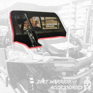 POLARIS RZR XP1000 REAR WINDSHIELD 2014-18 - Dirt Warrior Accessories