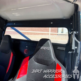 POLARIS RZR XP1000 REAR WINDSHIELD 2024 'Dirt Warrior Accessories' text.