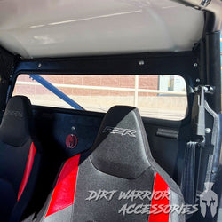 POLARIS RZR XP1000 REAR WINDSHIELD 2024 'Dirt Warrior Accessories' text.