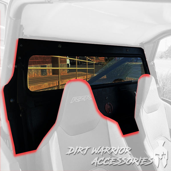 POLARIS RZR XP1000 REAR/BACK WINDSHIELD 2024 - Dirt Warrior Accessories