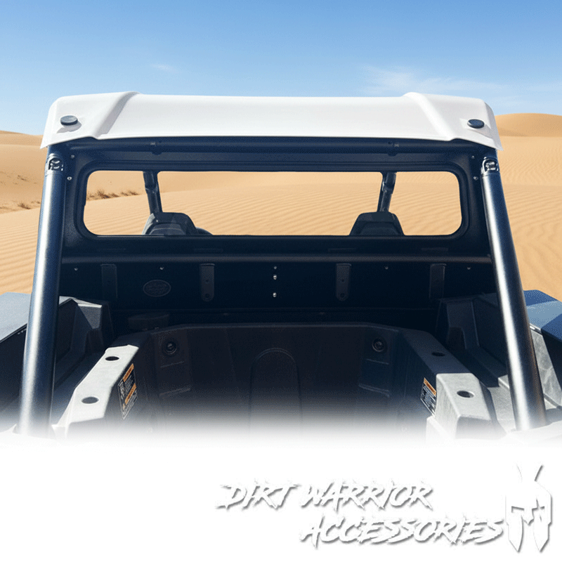 HINA様 セミオーダー用ウィッグ　受付ページ Rear UTV Windshield - Polaris RZR XP 1000 2024+ | Dirt Warrior