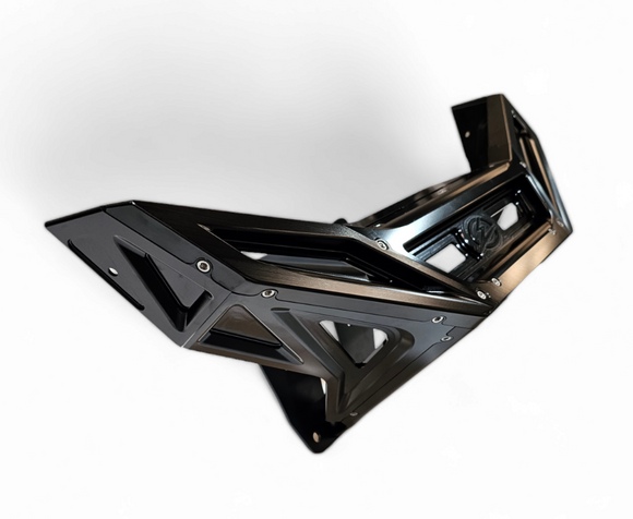 Machined Billet Front Winch Bumper Black Anodize (Fits: Polaris RZR Pro R / Turbo R 2022-2025)