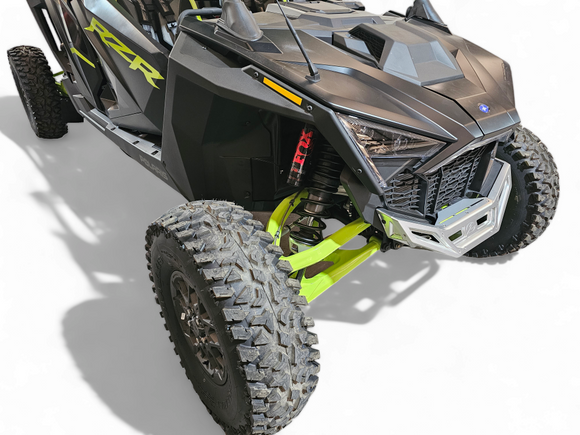 Machined Billet Front Winch Bumper Clear Anodize (Fits: Polaris RZR Pro R / Turbo R 2022-2025)