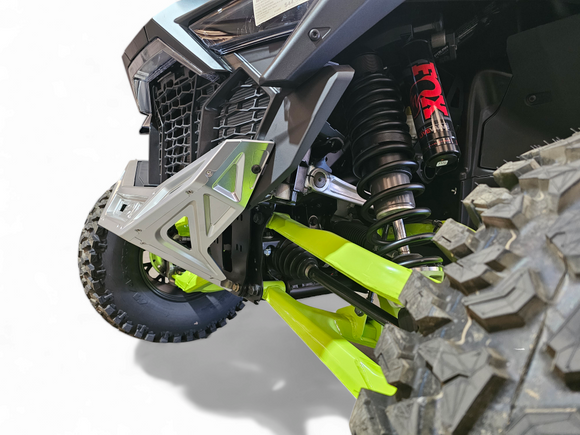 Machined Billet Front Winch Bumper Clear Anodize (Fits: Polaris RZR Pro R / Turbo R 2022-2025)