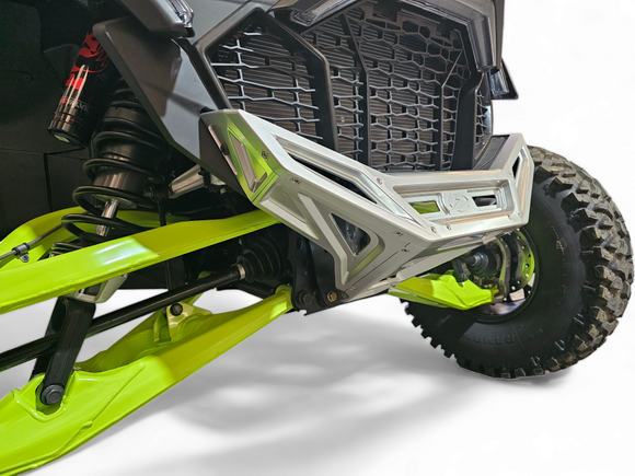 Machined Billet Front Winch Bumper Clear Anodize (Fits: Polaris RZR Pro R / Turbo R 2022-2025)