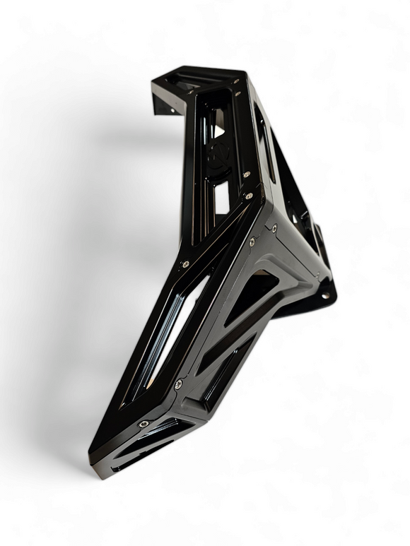 Machined Billet Front Winch Bumper Black Anodize (Fits: Polaris RZR Pro R / Turbo R 2022-2025)