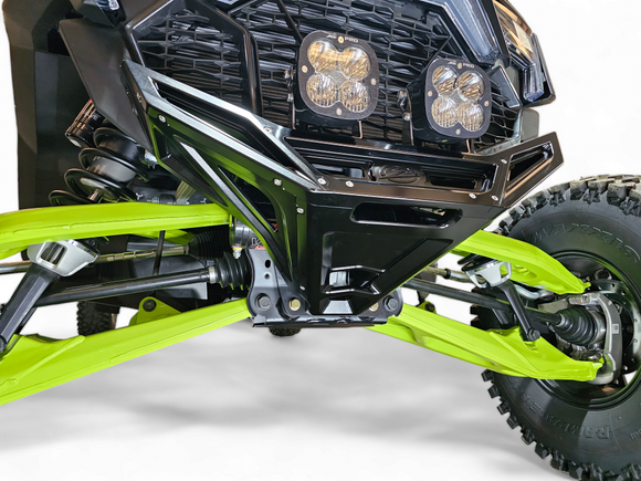 Machined Billet Front Winch Bumper Black Anodize (Fits: Polaris RZR Pro R / Turbo R 2022-2025)