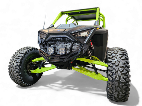 Machined Billet Front Winch Bumper Black Anodize (Fits: Polaris RZR Pro R / Turbo R 2022-2025)