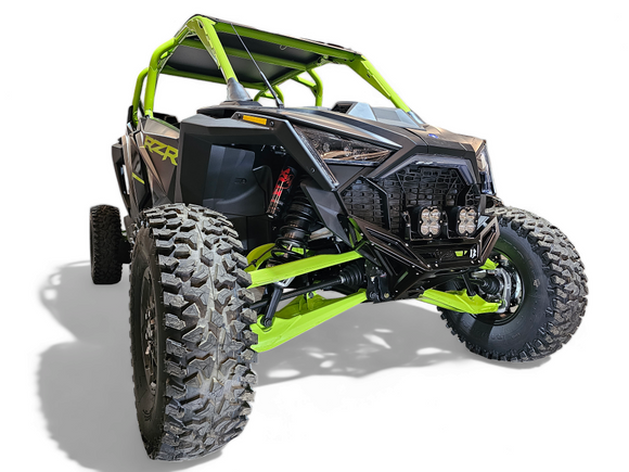 Machined Billet Front Winch Bumper Black Anodize (Fits: Polaris RZR Pro R / Turbo R 2022-2025)